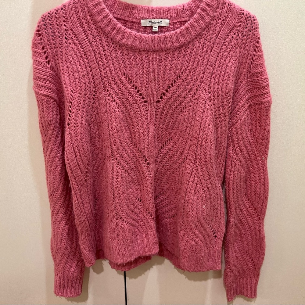 💗 Madewell Pink Knit Sweater 💗